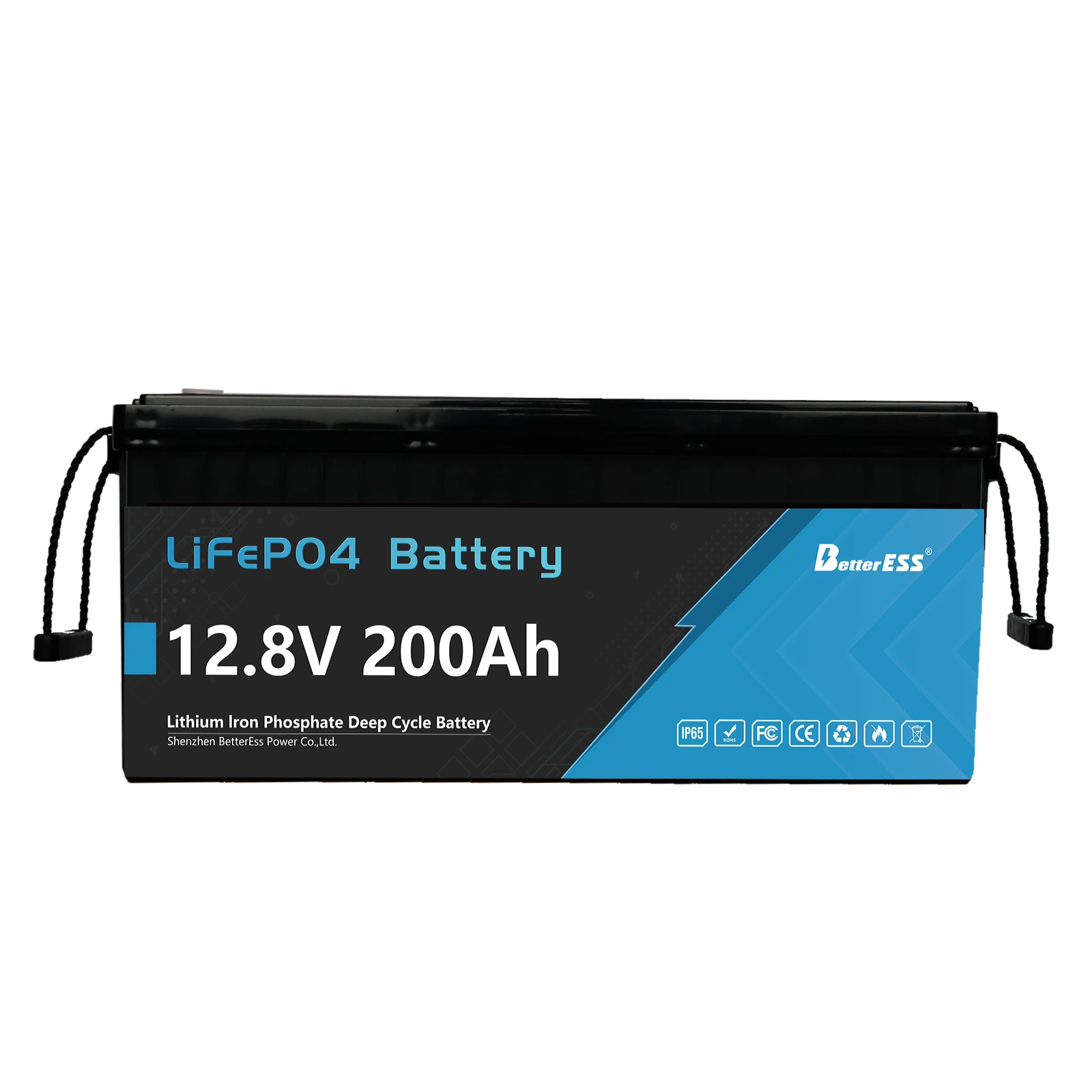 12V 200Ah LiFePO4 Battery Built-in 200A BMS with Bluetooth