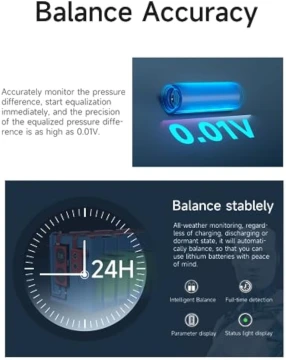 Daly Smart Active Balancer 4S to 24S 1A for LiFePO4 Li-ion LTO Battery Groups Capacitor Balancer PCB