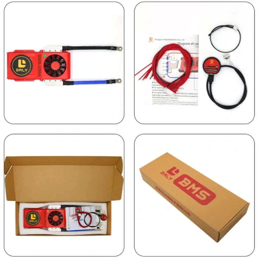 Daly Smart BMS Lifepo4 100A-400A for 12.8V 24V 48V Lifepo4 Battery