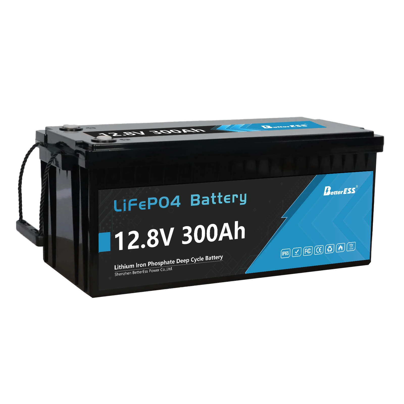 12V 300Ah LiFePO4 Battery Built-in 200A BMS with Bluetooth