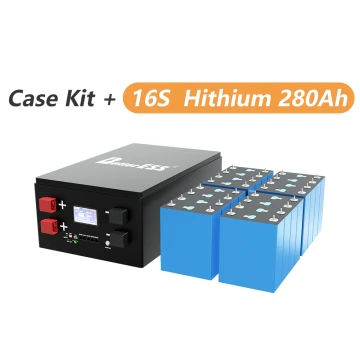 EU Stock 48V LiFePO4 Battery BOX With JK BMS Air Switch For 16S 280Ah-314Ah, Solar System