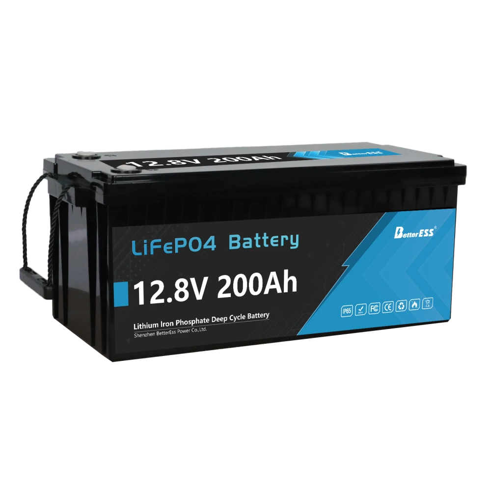 12V 200Ah LiFePO4 Battery Built-in 200A BMS with Bluetooth