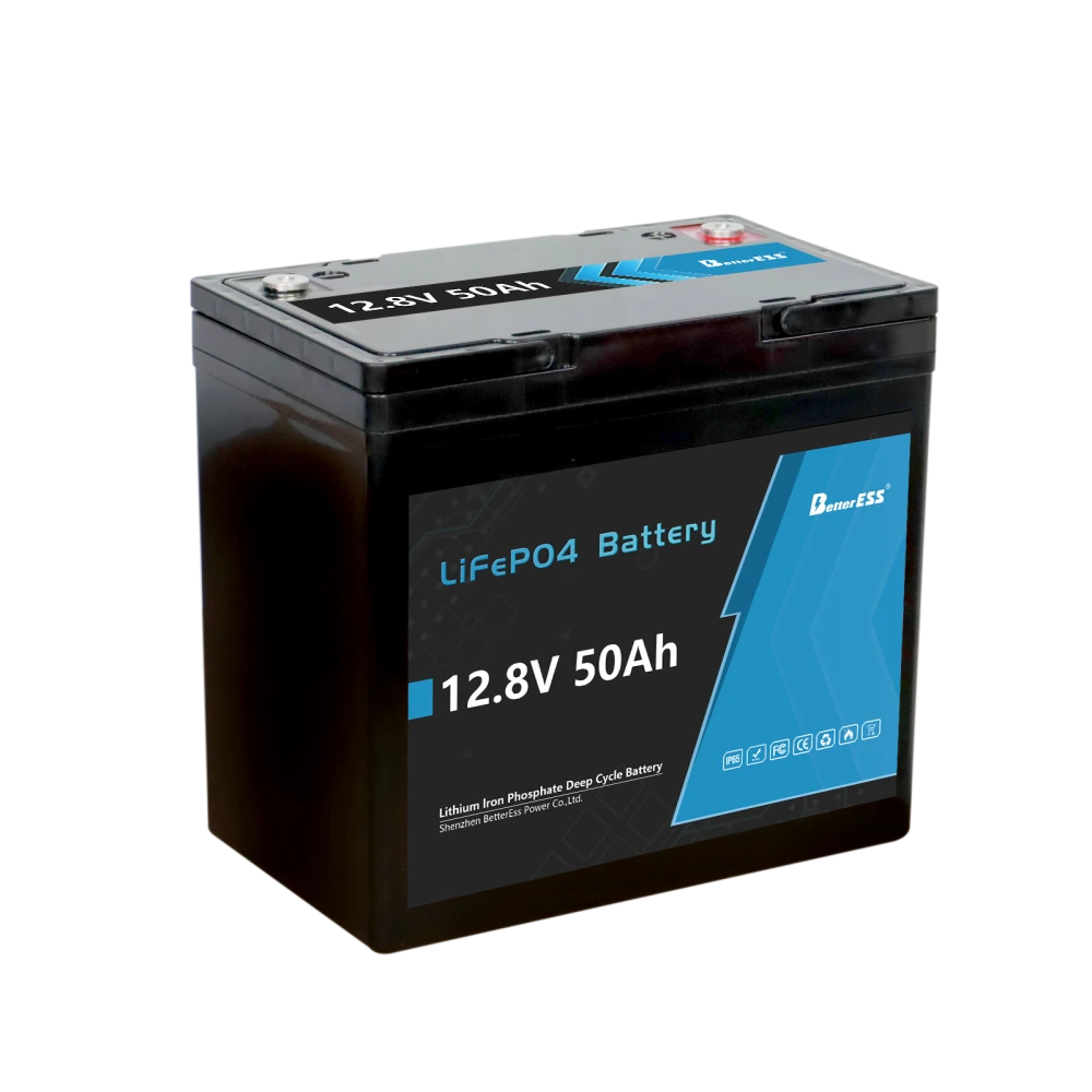 12V 50Ah LiFePO4 Battery Built-in 50A BMS with Bluetooth