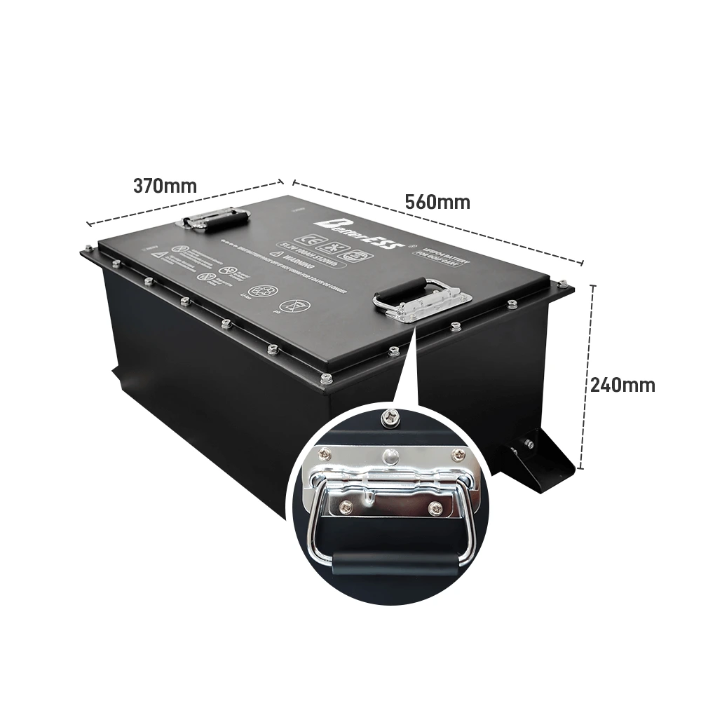 BetterESS 48V 105AH Lithium Golf Cart Battery, 100A BMS