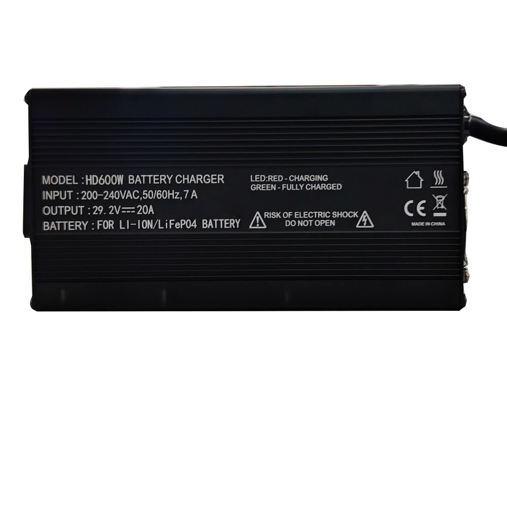 29.2V 20A Intelligent AC-DC 12V Lithium Iron Phosphate Battery Charger